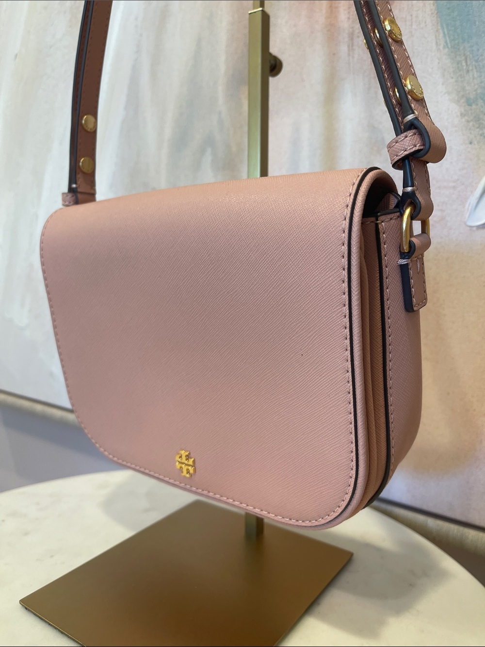 Women’s Pink Emerson Flap Crossbody Bag - Picture 2 of 9